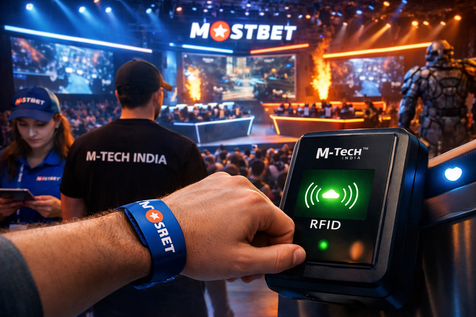 Mostbet kiberidman tədbirləri üçün M-Tech India RFID sistemləri