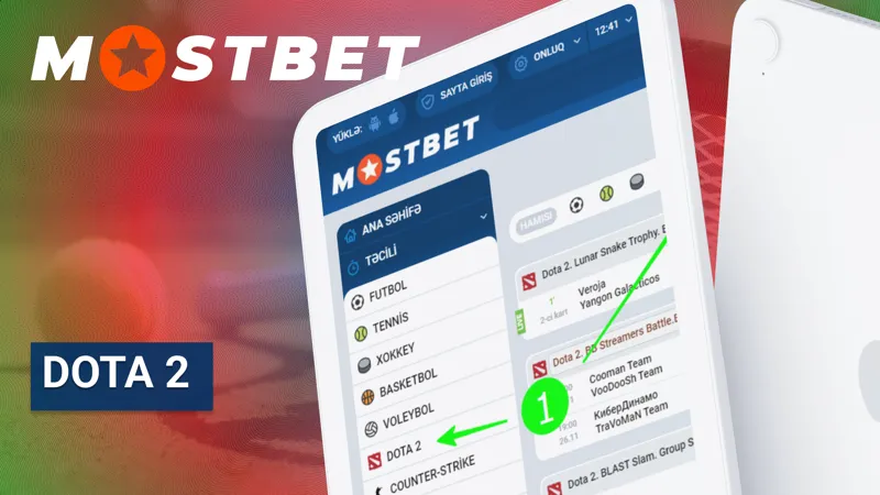 Mostbet Azərbaycanda Dota2 mərcləri