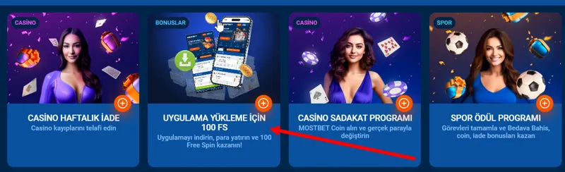 Mostbet mobil uygulamasını yükleyerek 100 ücretsiz dönüş